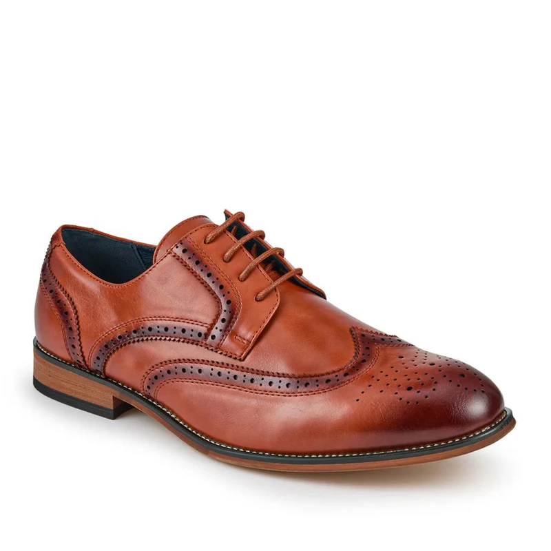 Wide Fit Smart Lace-Up Shoes - XINGH42001 / 327 938