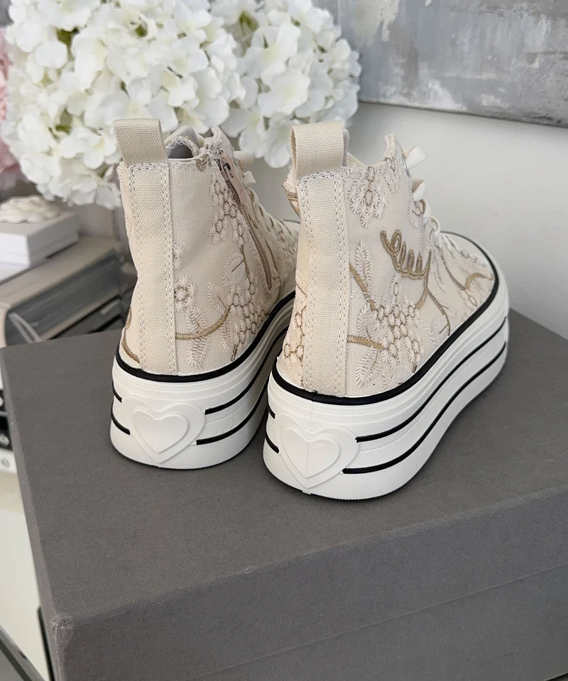 Plateau Sneaker Adi Beige