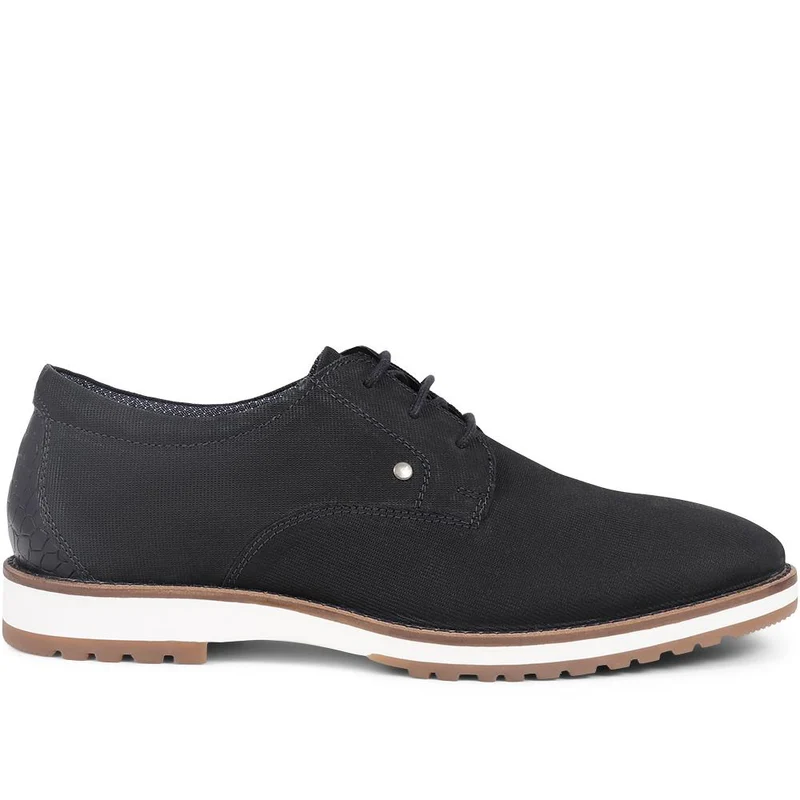 Leather Lace-Ups - RNB39021 / 324 922 - Navy