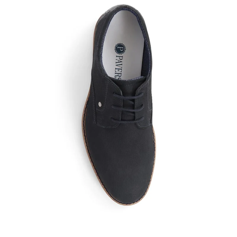 Leather Lace-Ups - RNB39021 / 324 922 - Navy