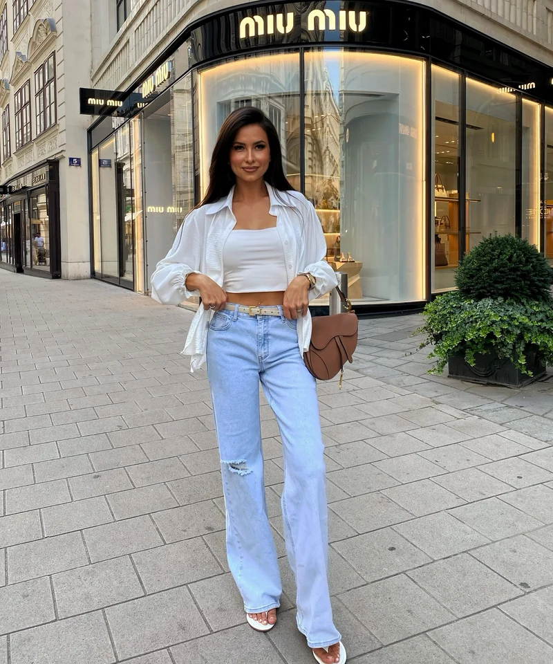 Bluse Diona Weiß