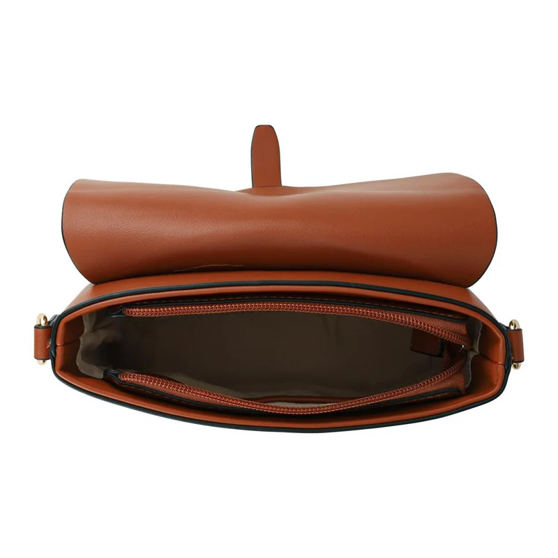 Bellissimo Buckle Crossbody Bag - BELHETIA42002 / 328 384 - Tan