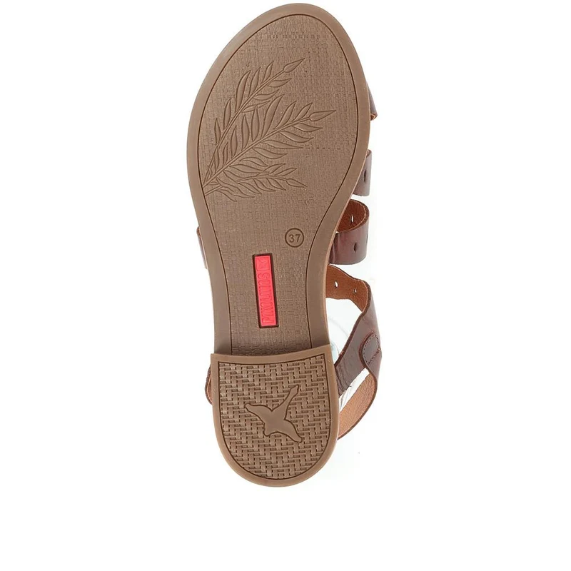 Leather Gladiator Sandals - PIKO35501 / 322 083 - Dark Brown