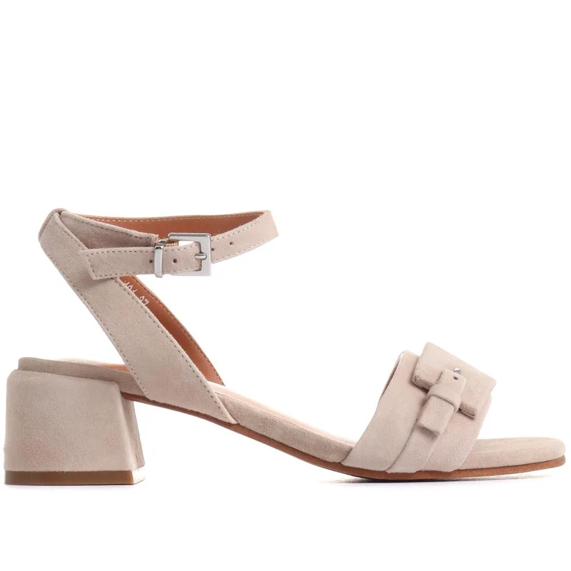 Mid-High Block Heels - SINO35507 / 322 049 - Taupe