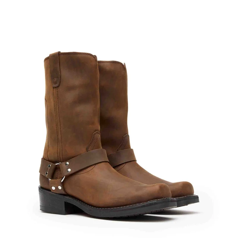 Durango Herren-Harness-Stiefel | Used-Look Braun