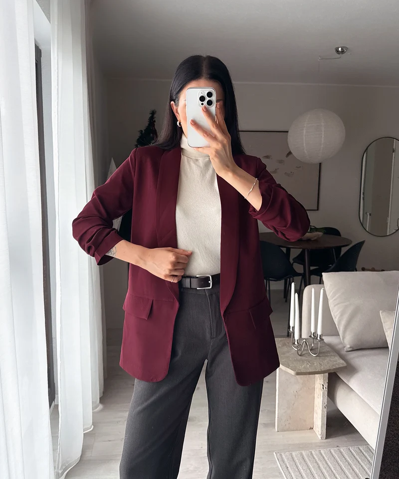 Blazer Mykonos Weinrot