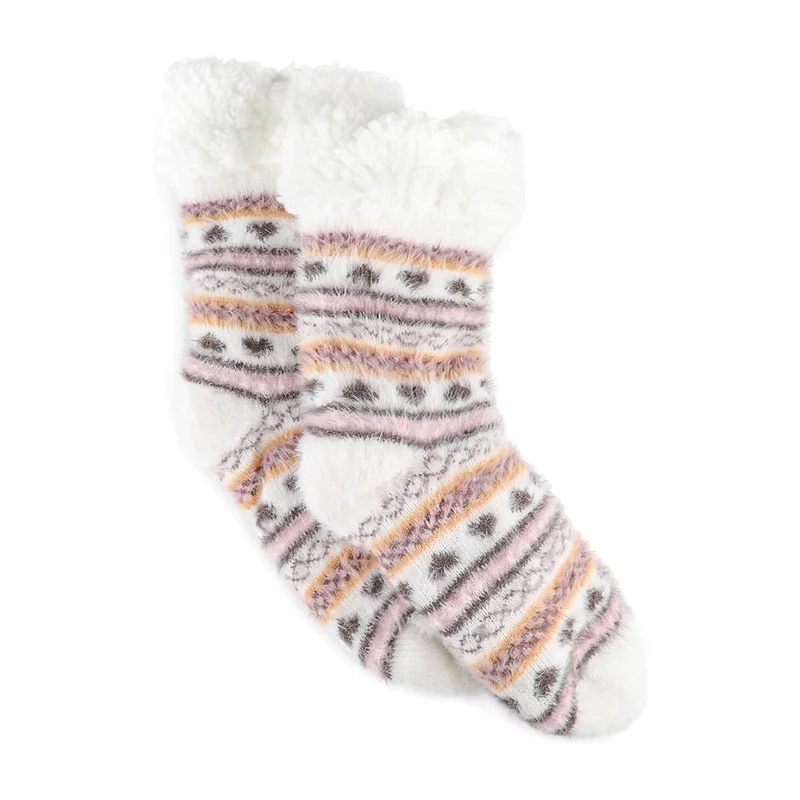 Soft-Knit Winter Socks - MAXWI40017 / 325 846 - Cream Multi