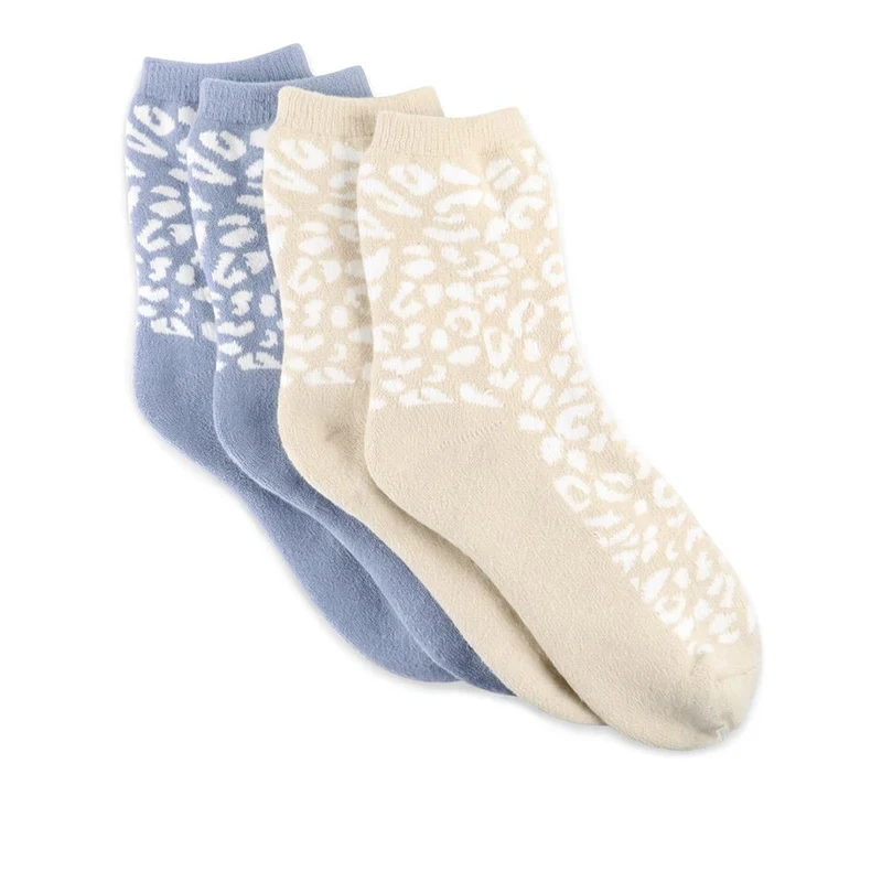 Animal Print Ankle Socks - 2 Pack - MAXWI40009 / 325 843