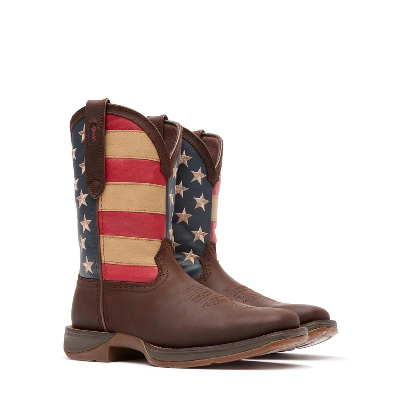 Durango Herren-Rebel-Stiefel | Brauner Union-Jack-Stiefel