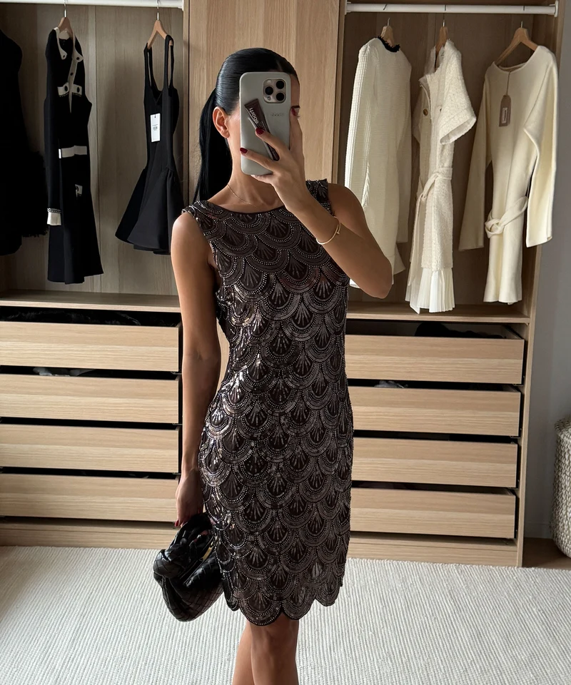 Kleid Garbiela Braun