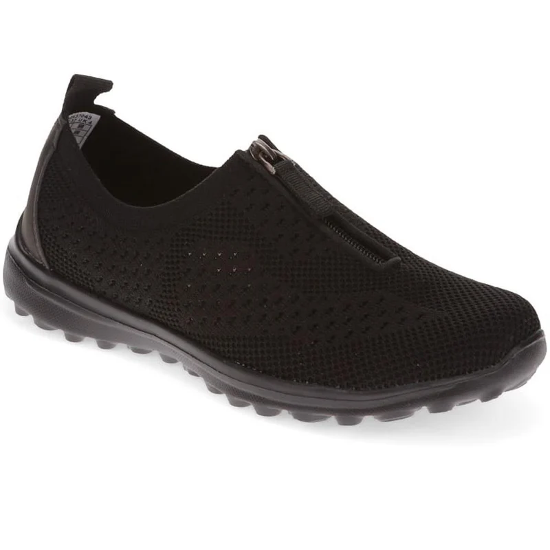 Memory Foam Trainers - BRK37043 / 323 632 - Black-Black