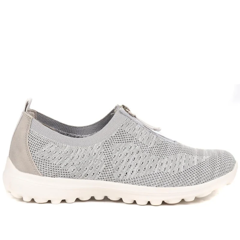 Memory Foam Trainers - BRK37043 / 323 632 - Light Grey
