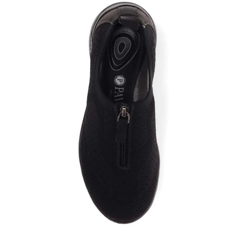 Memory Foam Trainers - BRK37043 / 323 632 - Black-Black