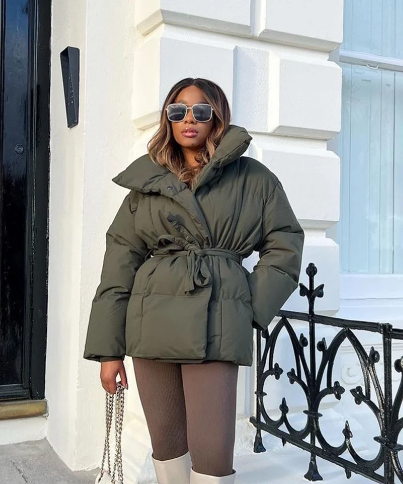 Jacke Kyleih Kurz Khaki