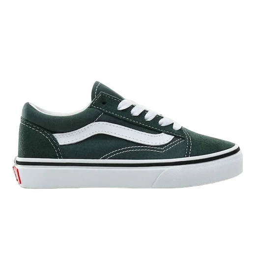 VANS Old-School-Sneaker für Kinder | Trekkinggrün/Weiß