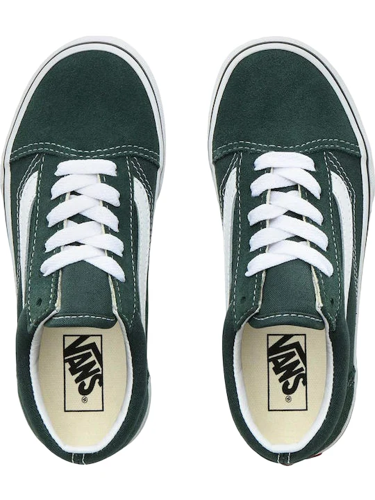 VANS Old-School-Sneaker für Kinder | Trekkinggrün/Weiß