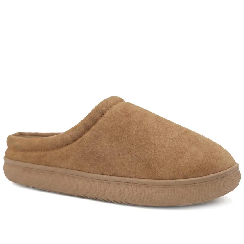 Luxury Leather Mule Slippers - QING44009 / 330 339