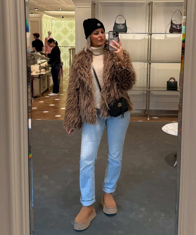 Kunstfell Jacke Sophie Braun