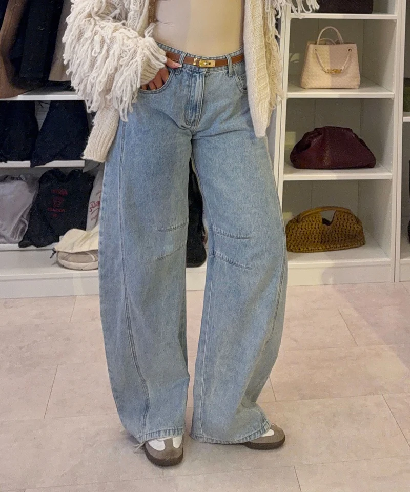 Stretch Balloon Jeans Elfi Hellblau