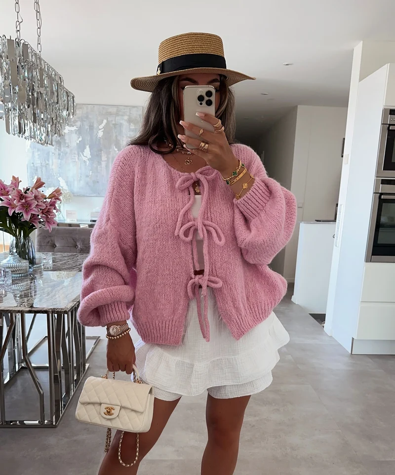Cardigan Schleife Fia Rosa