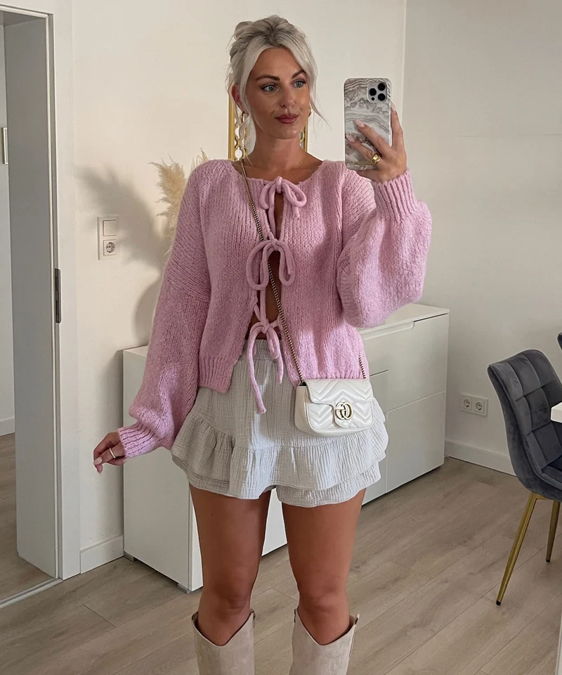 Cardigan Schleife Fia Rosa