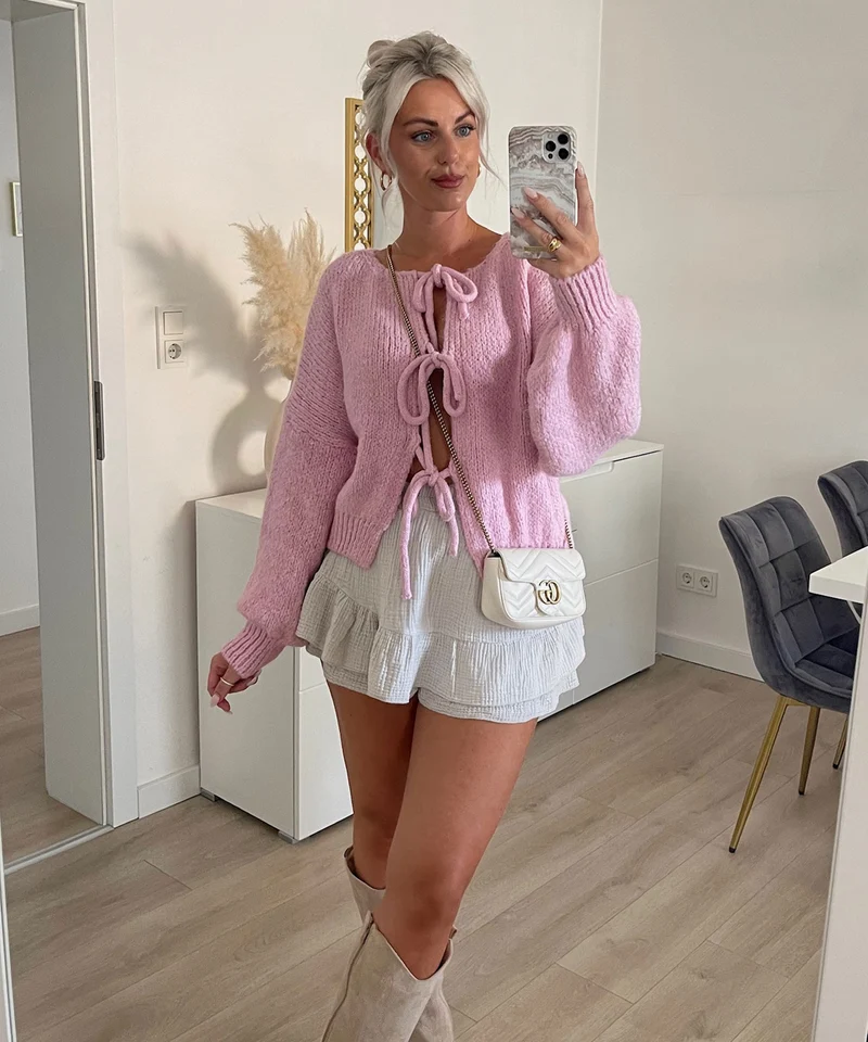 Cardigan Schleife Fia Rosa