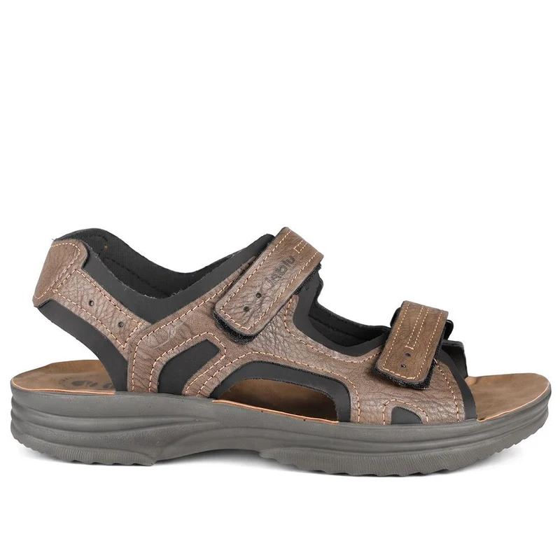 Inblu Adjustable Fasten Trekking Sandals - INB43037 / 330 332 - Dark Brown