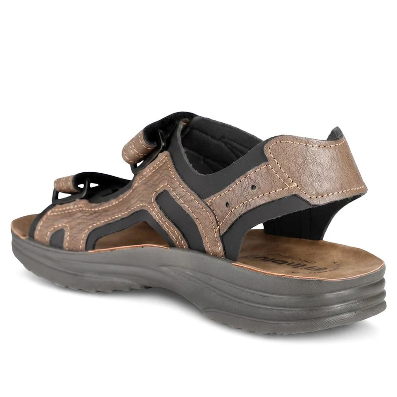 Inblu Adjustable Fasten Trekking Sandals - INB43037 / 330 332 - Dark Brown