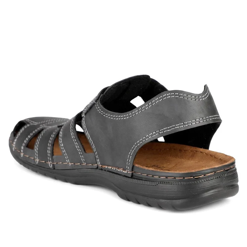 Inblu Adjustable Closed Toe Sandals - INB43036 / 330 330 - Black