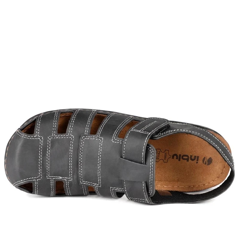 Inblu Adjustable Closed Toe Sandals - INB43036 / 330 330 - Black