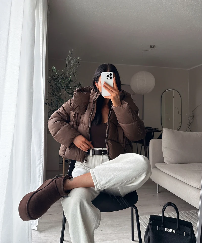 Steppjacke Stella Braun