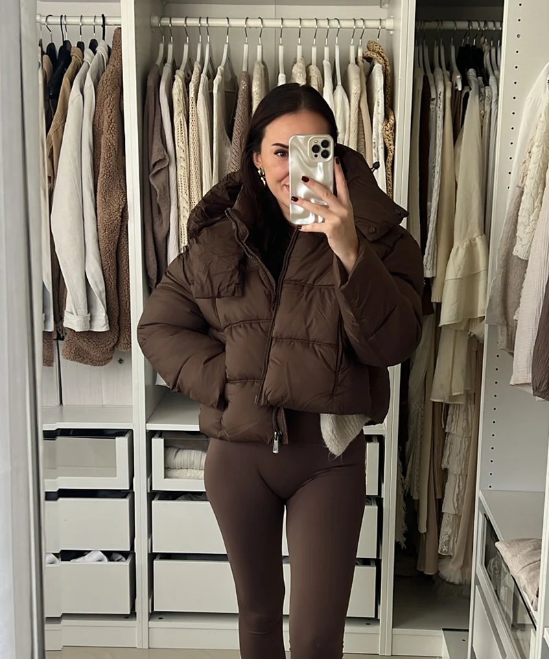 Steppjacke Stella Braun