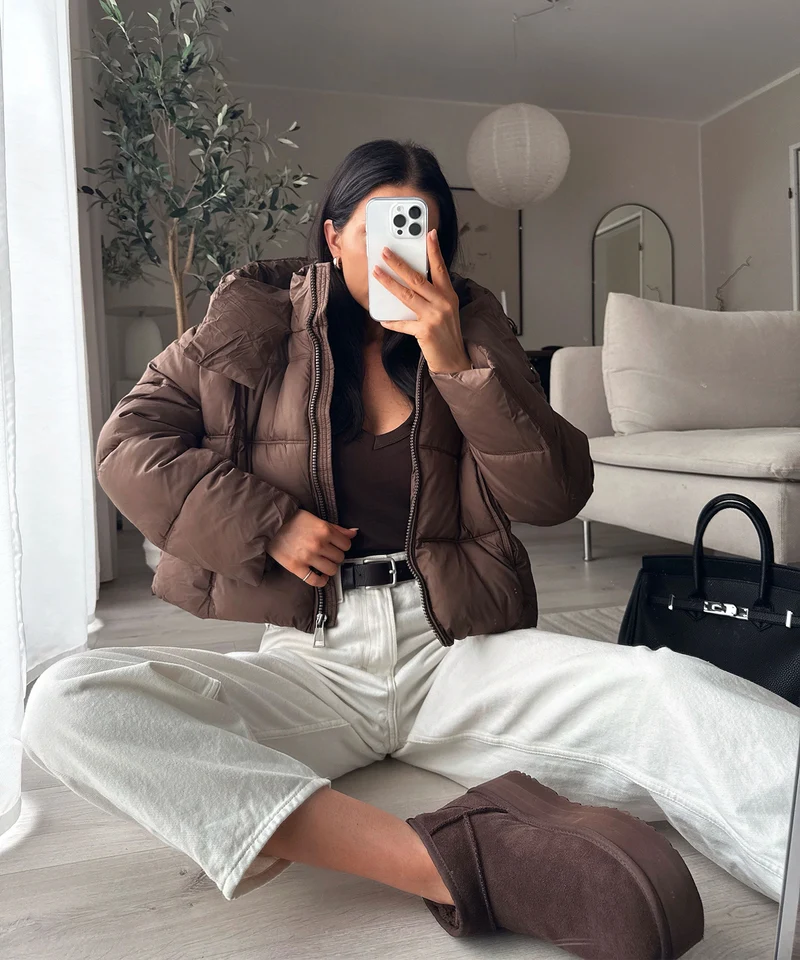 Steppjacke Stella Braun