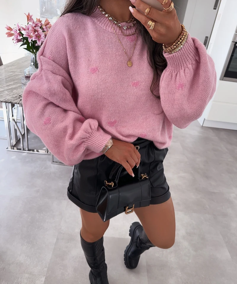 Oversize Pullover Joslin Rosa