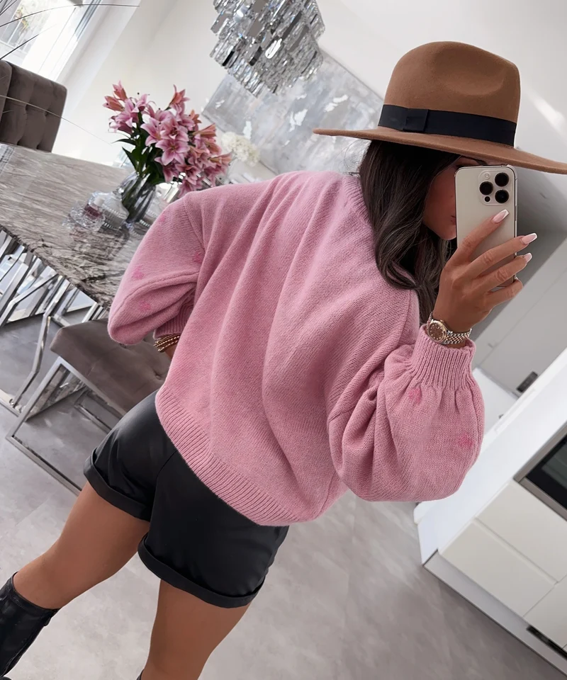 Oversize Pullover Joslin Rosa