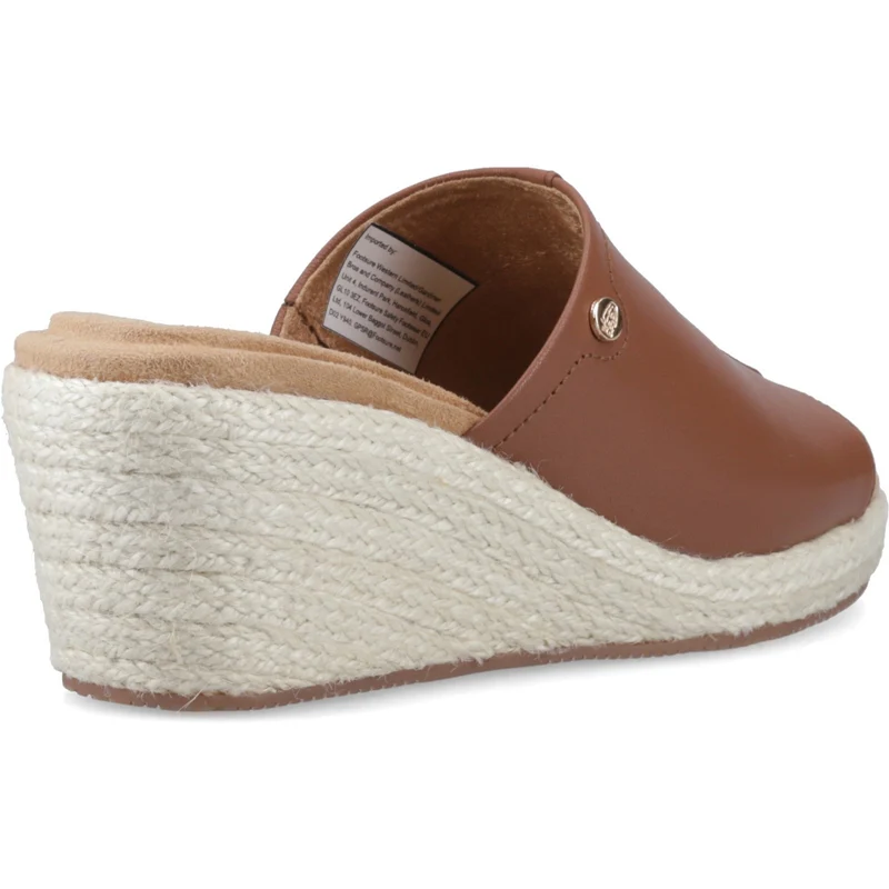 Hush Puppies Damen-Sandalen aus Weidenrattan | Hellbraun