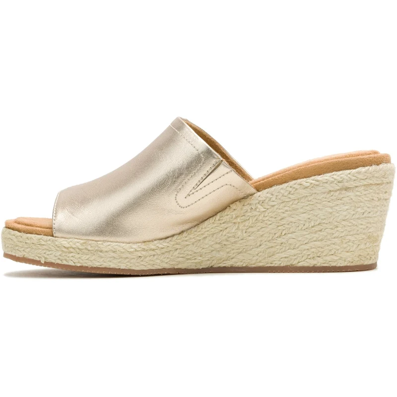 Hush Puppies Damen-Sandalen aus Weidenrattan | Gold