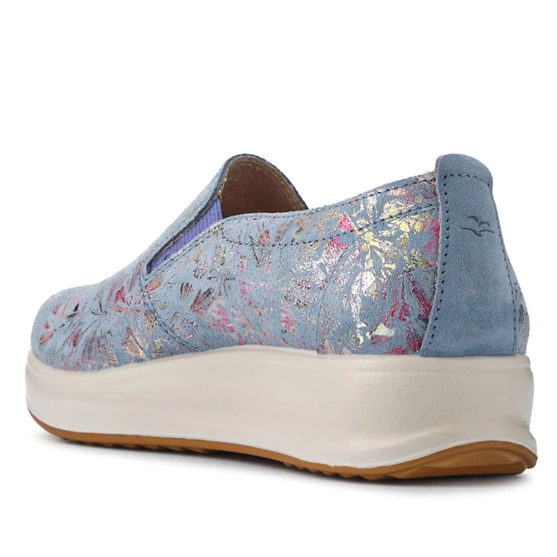 Fly Flot Anatomic Leather Slip On Shoes - FLY41501 / 326 671 - Light Blue