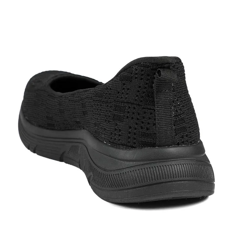 Easy Step In Comfort Wedge Shoes - BOJIE43018 / 329 291 - Black