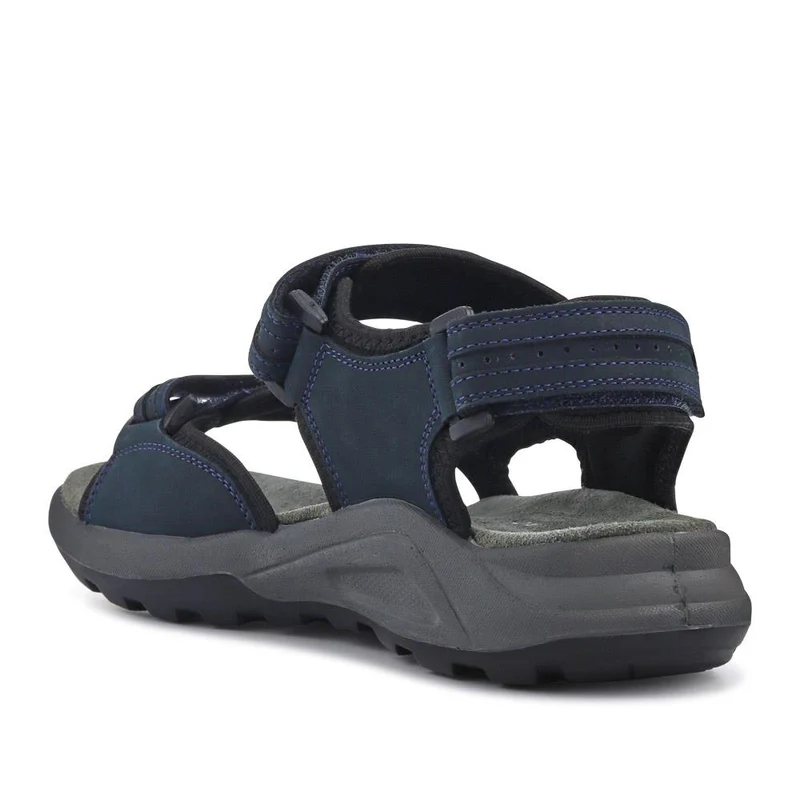 Touch-Fasten Leather Sandals - DDIN41013 / 327 118 - Navy