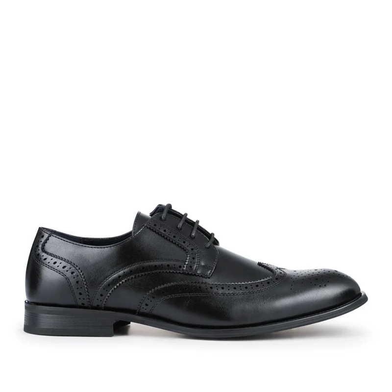 Wide Fit Smart Lace-Up Shoes - XINGH42001 / 327 938 - Black