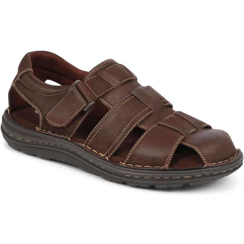 Touch-Fasten Leather Sandals - AATRA39001 / 325 336