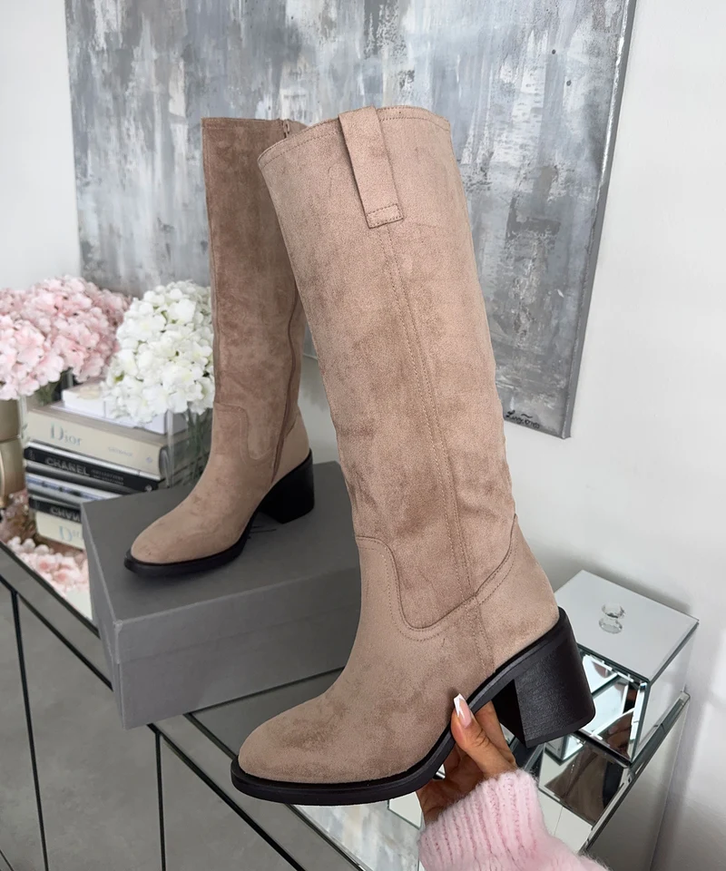 Stiefel Mena Beige