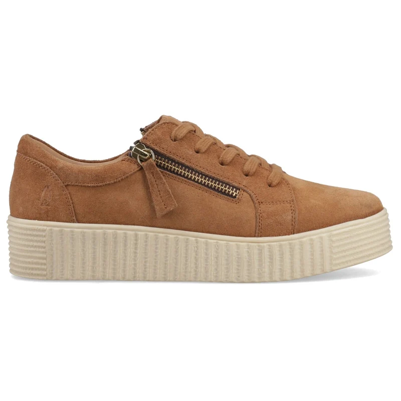 Hush Puppies Tara Wildleder-Sneaker für Damen | Hellbraun