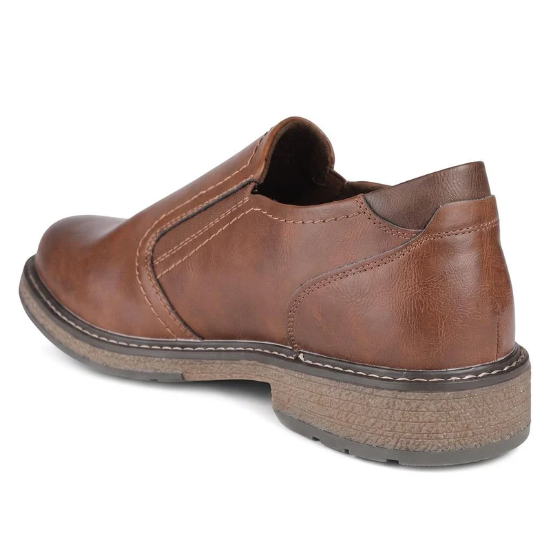 Relife Extra Wide Slip On Shoes - RELIF44017 / 329 887 - Cognac