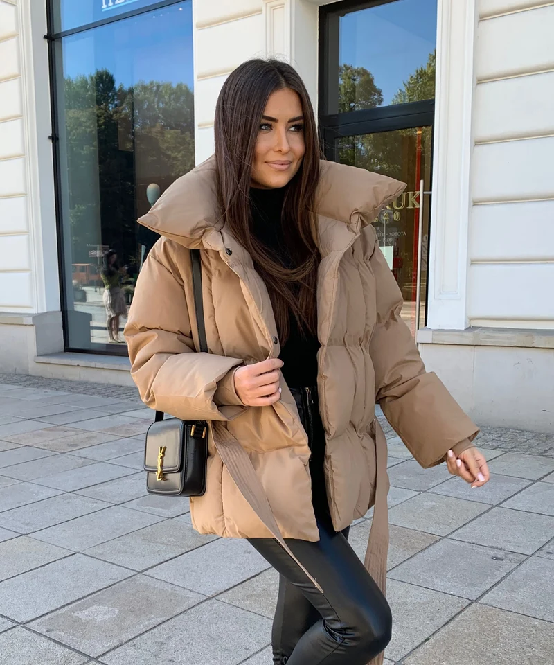 Jacke Kyleih Kurz Camel