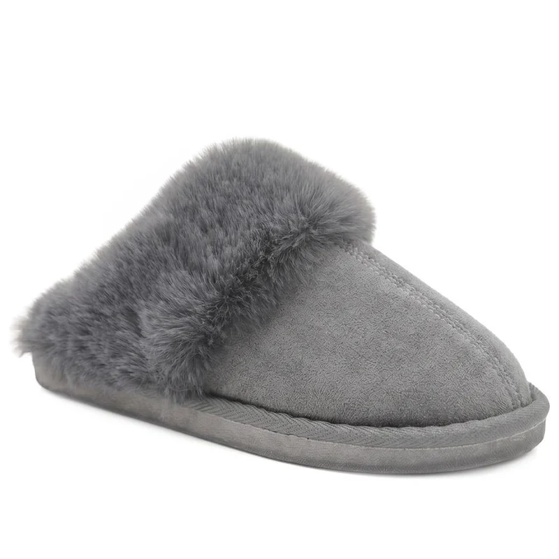Fur Lined Warm Mule Slippers - GALOP44006 / 330 024