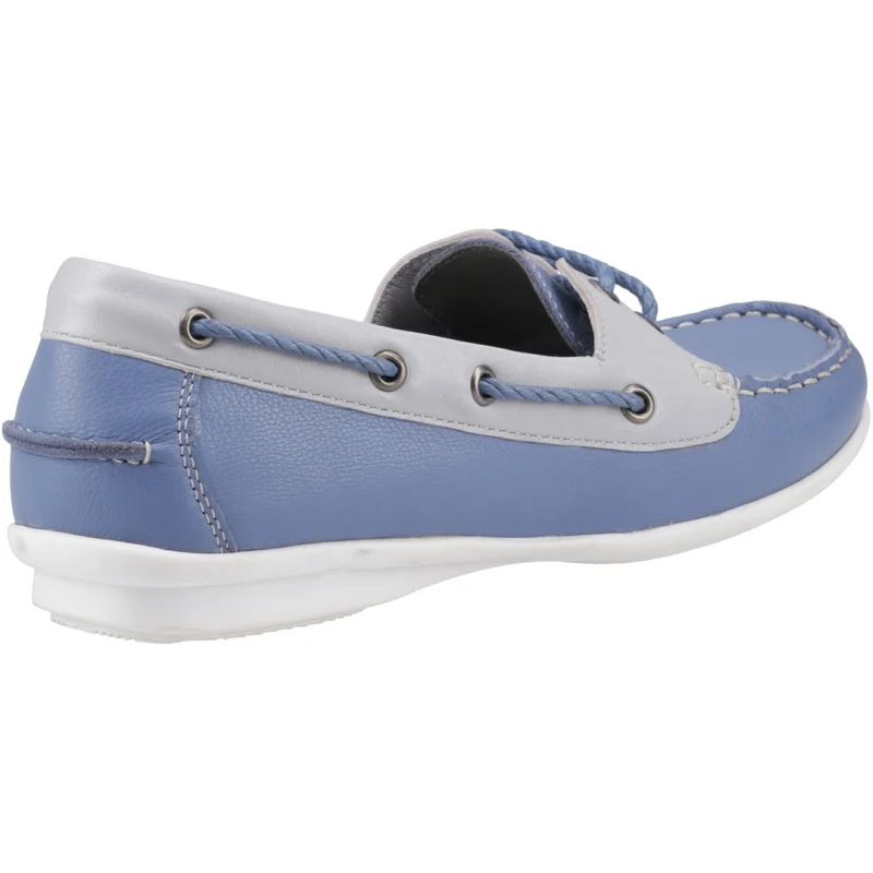 Hush Puppies Damen-Bootsschuh Irene | Blau