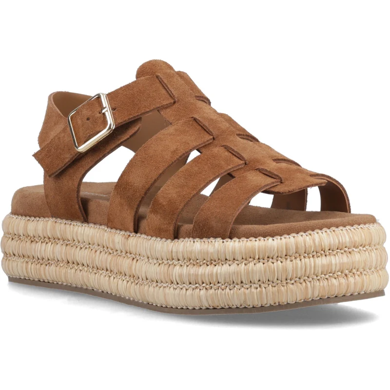 Hush Puppies Rosetta Gladiator-Sandalen für Damen | Hellbraun