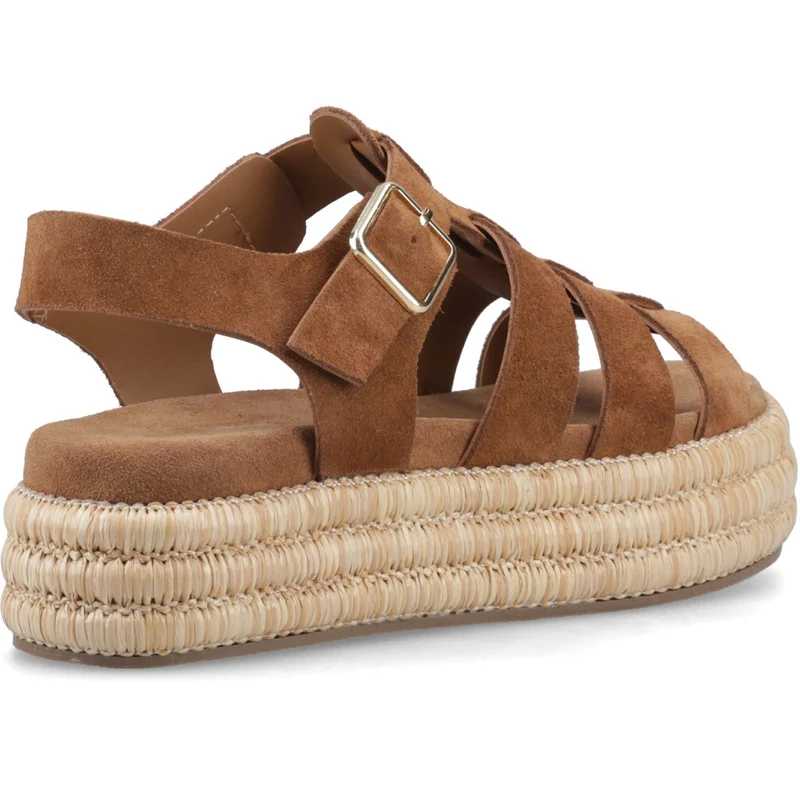 Hush Puppies Rosetta Gladiator-Sandalen für Damen | Hellbraun